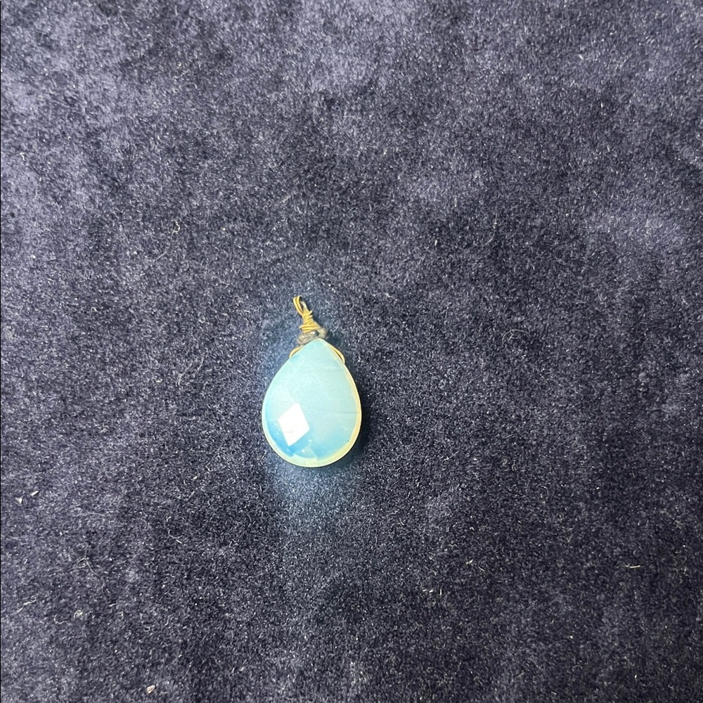 Elegant Moonstone Teardrop Pendant
